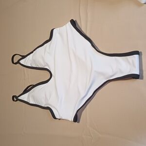 Thong one piece deep V neck